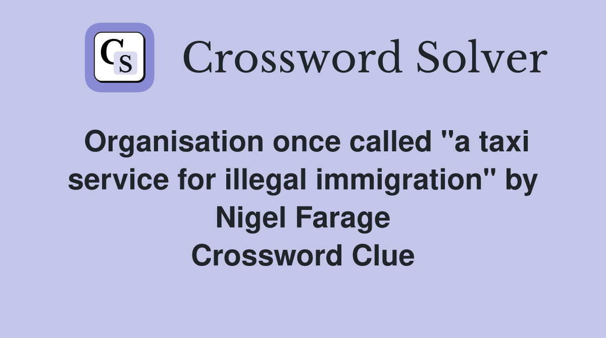 Organisation once called "a taxi service for illegal immigration" by